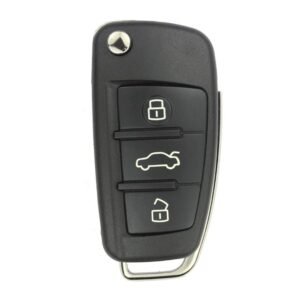 Audi A3 2014 Flip Remote Key 48 TP25 Transponder 3 Buttons 433MHz